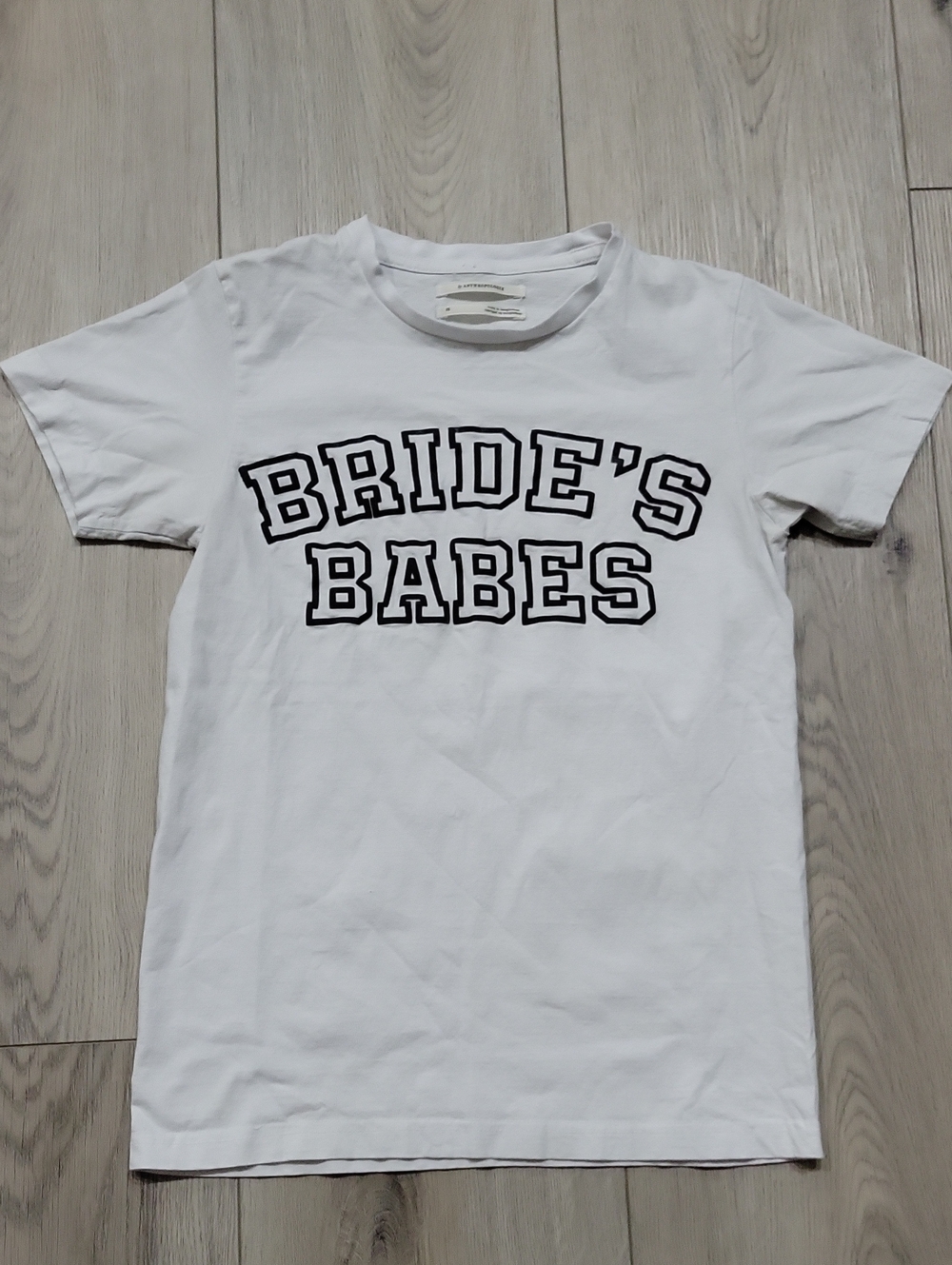 Anthropologie White 'Bride's Babes' Short Sleeve Tee